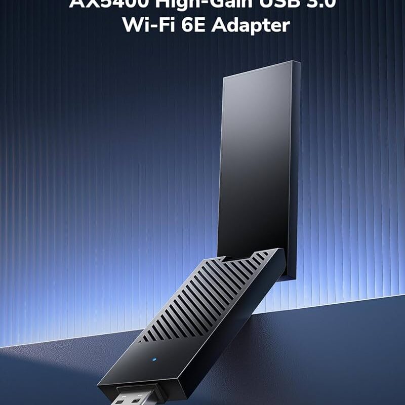 Cudy AXE5400 Tri-Band Wi-Fi 6E Wireless USB 3.0 Adapter | WU5400